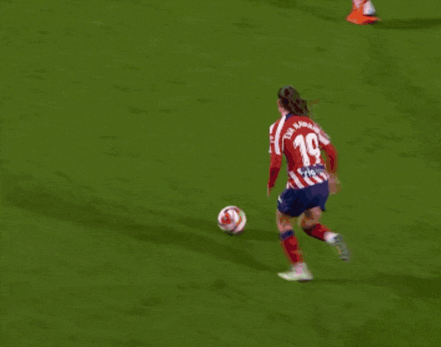 a soccer player with the number 10 on their back
