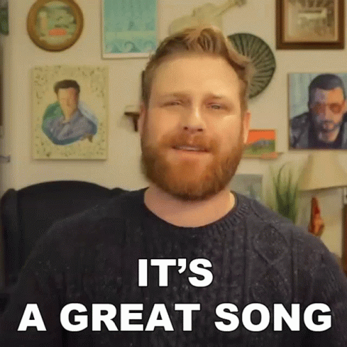 Its A Great Song Grady Smith GIF - Its A Great Song Grady Smith Its An Amazing Song GIFs