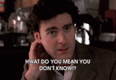a man in a suit says " what do you mean you don t know "