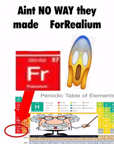 a poster that says ain t no way they made for realium on it