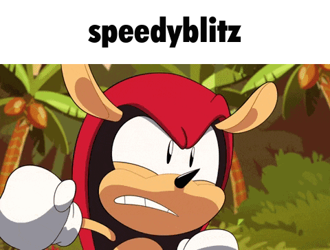 a picture of a cartoon character with the word speedyblitz on the bottom