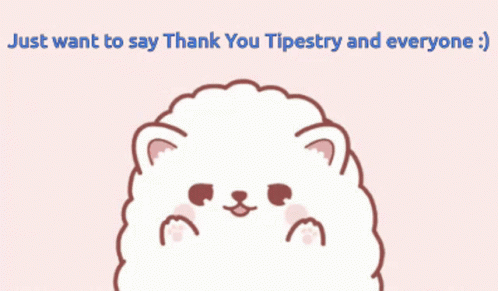 Thank You Tipestry GIF - Thank You Tipestry Cute GIFs
