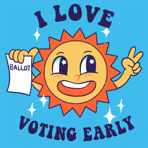 Vote I Voted Early GIF - Vote I Voted Early Aribennett GIFs