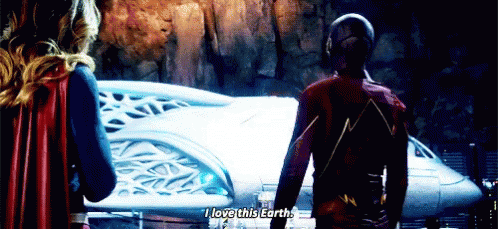 Flash Supergirl GIF - Flash Supergirl Love This Earth GIFs
