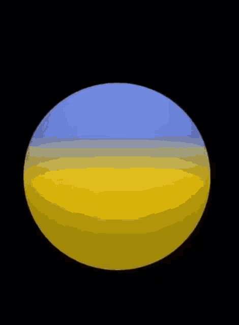 a yellow and blue smiley face on a black background