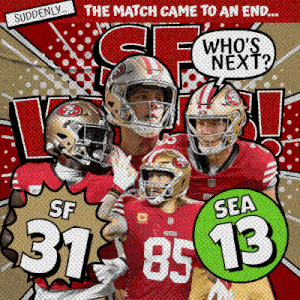 Seattle Seahawks (13) Vs. San Francisco 49ers (31) Post Game GIF - Nfl National Football League Football League GIFs