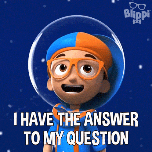 I Have The Answer To My Question Blippi GIF - I Have The Answer To My Question Blippi Blippi Wonders - Educational Cartoons For Kids GIFs