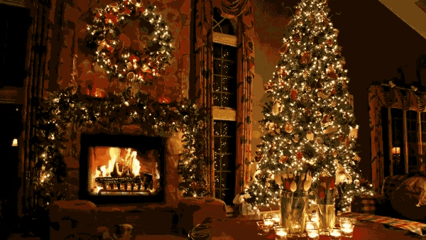 Merrychristmas Christmas GIF - Merrychristmas Christmas Fireplace GIFs