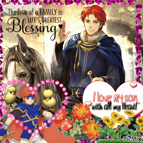 the love of a family is life 's greatest blessing written on a picture