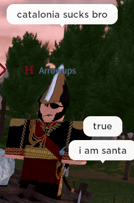a man in a military uniform says " i am santa "