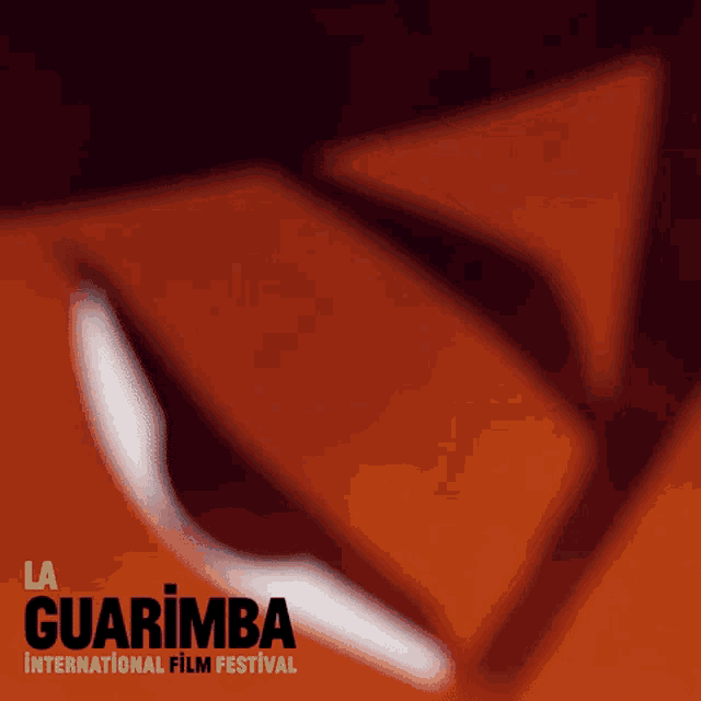 a poster for la guarimba international film festival shows a blurred image