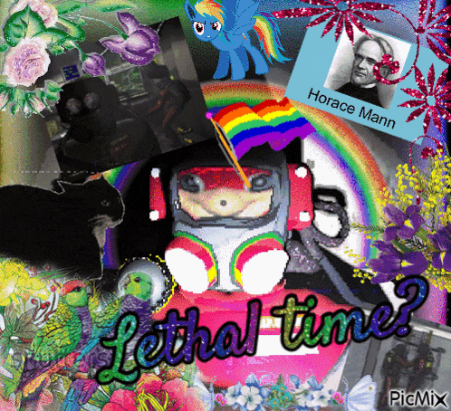 a collage of pictures with the words lethal time written in the middle