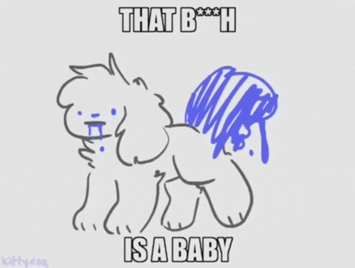 a drawing of a snake with the words that b h is a baby