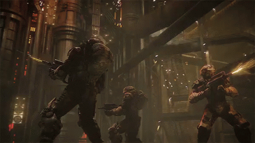Team Work GIF - Starship Troopers Traitor Of Mars Starship Troopers Gifs GIFs