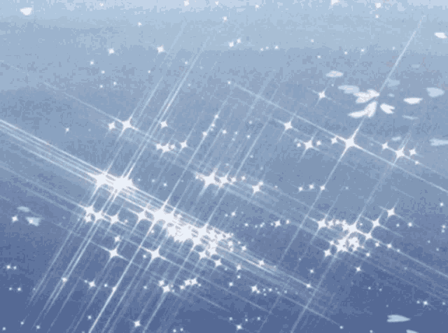 a blue background with a lot of white stars