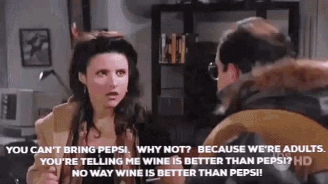 Seinfeld Pepsi GIF - Seinfeld Pepsi Wine GIFs