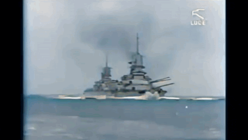 Regia Marina Ww2 GIF - Regia Marina Ww2 Battleship GIFs