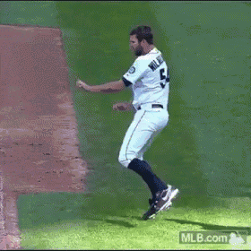 Mariners Pitcher Tom Wilhelmsen Knows How To Get Down! GIF - Sports Funny Wtf GIFs