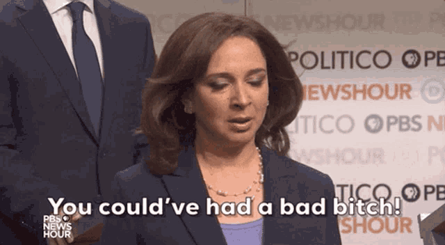 a woman says " you could 've had a bad bitch " on a cbs news show