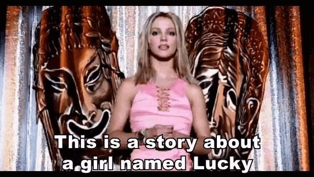 Britney Spears Lucky GIF - Britney Spears Lucky Story GIFs