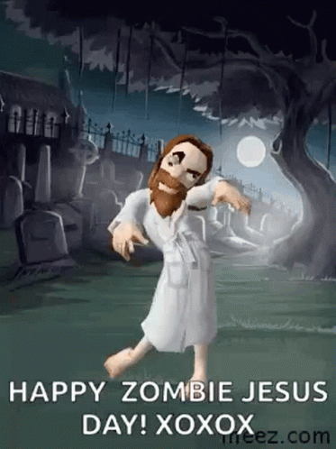 Zombie Jesus Dance GIF - Zombie Jesus Dance Happy Zombie Jesus Day GIFs