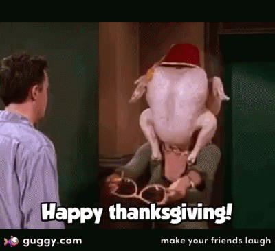 Happy Thanksgiving Friends GIF - Happy Thanksgiving Friends Turkey GIFs
