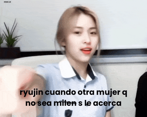 ryujin cuando otra mujer q no sea milen s le acerca