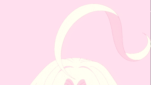 a pink background with a white ribbon in the middle