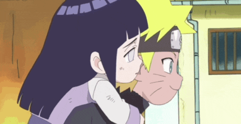 a cartoon character is carrying a girl on his back