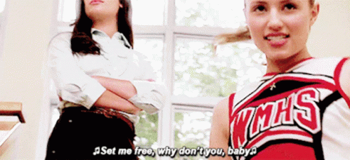 Glee Quinn Fabray GIF - Glee Quinn Fabray Set Me Free Why Dont You Baby GIFs