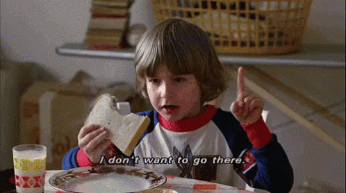 I Don'T Want To Go There GIF - Danny Torrance I Dont Want To Go There Heaven GIFs