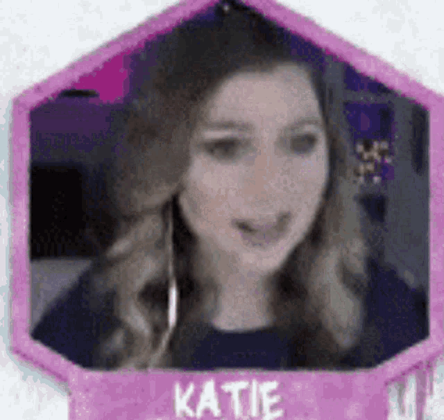 a picture of a girl with katie written on the bottom