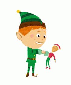 Christmas Elf Present GIF - Christmas Elf Present Gift GIFs