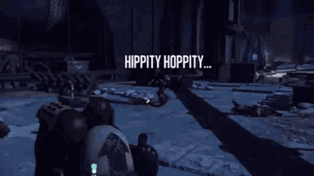 a video game scene with the words " fuck is my property " at the top