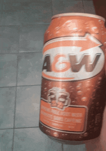 Aandw Root Beer GIF - Aandw Root Beer Can Of Root Beer GIFs
