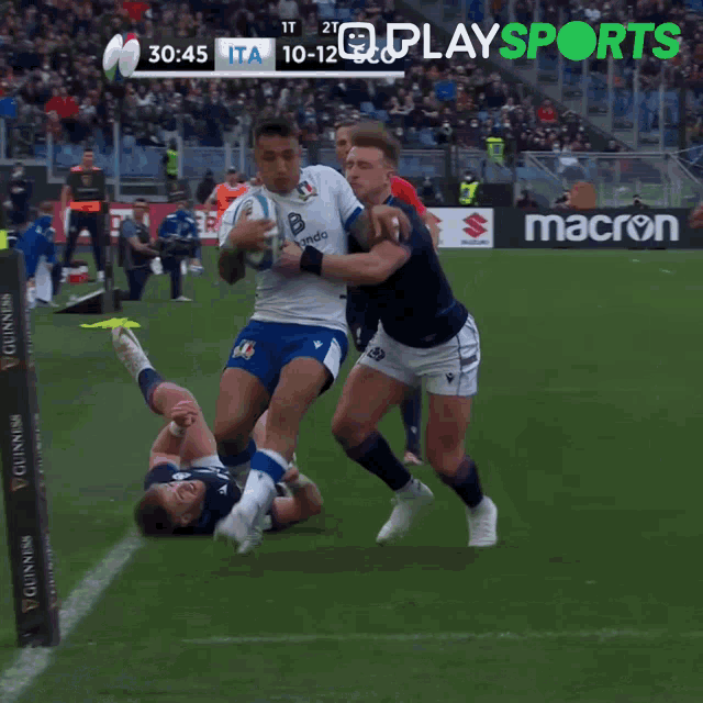 Six Nations Rugby GIF - Six Nations Rugby Try GIFs