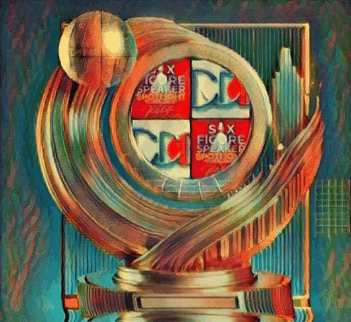 a painting of the six core speaker spotlight logo