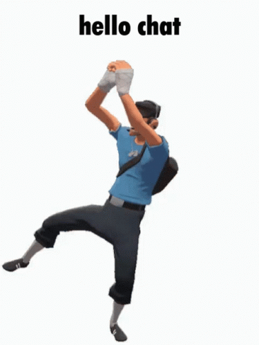 Scout Tf2 GIF - Scout Tf2 Hello Chat GIFs