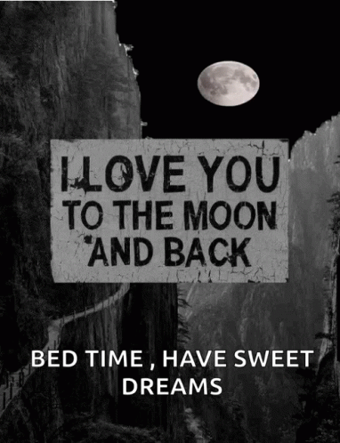I Love You To The Moon And Back GIF - I Love You To The Moon And Back Eclipse GIFs