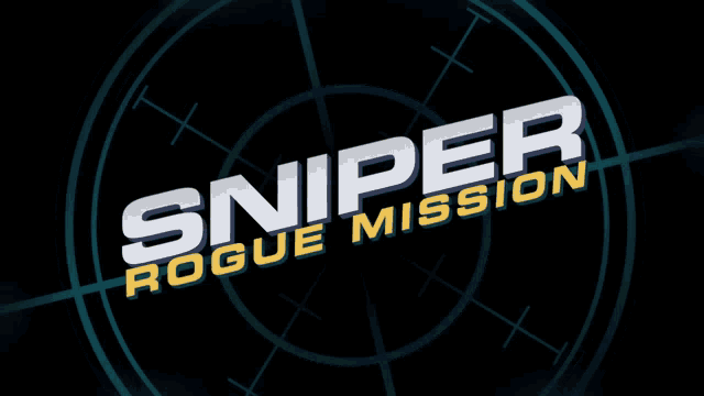 a logo for sniper rogue mission is shown