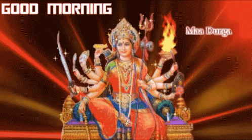 Maa Durga GIF - Maa Durga Good Morning GIFs
