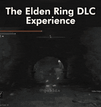 a screenshot of elden ring dlc experience with an explosion