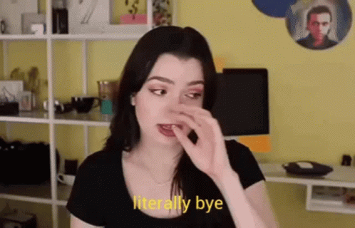 Ashley Ippolito Reacts By Ash GIF - Ashley Ippolito Reacts By Ash Bye GIFs