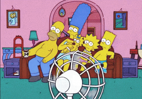 Simpsons Summer Weather GIF - Thesimpsons Fan Follow GIFs