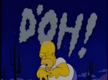 Homer Simpson Doh GIF - Homer Simpson Doh The Simpsons GIFs