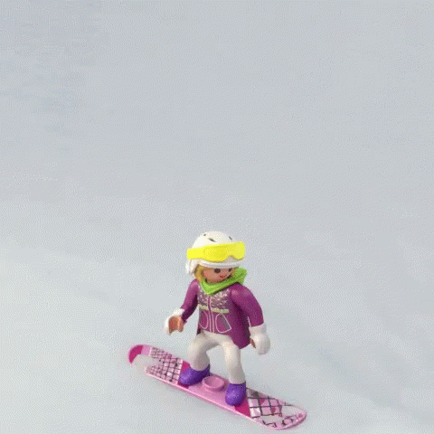 Playmobil Snowboard GIF - Playmobil Snowboard Winter Sport GIFs