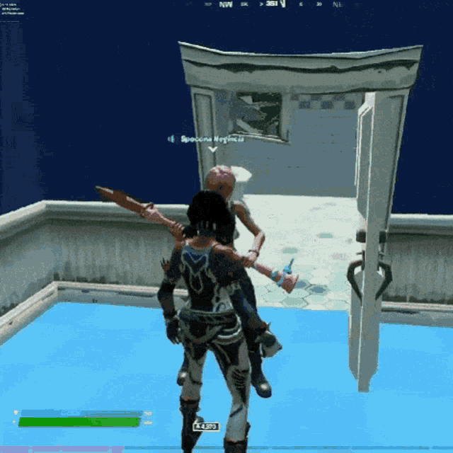 Negin Hugs Anoyes Fortnite GIF