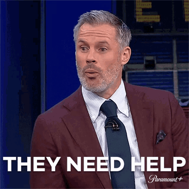 They Need Help Jamie Carragher GIF - They Need Help Jamie Carragher Champions League GIFs