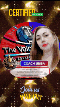 a picture of a woman with the words " coach jessa " at the bottom