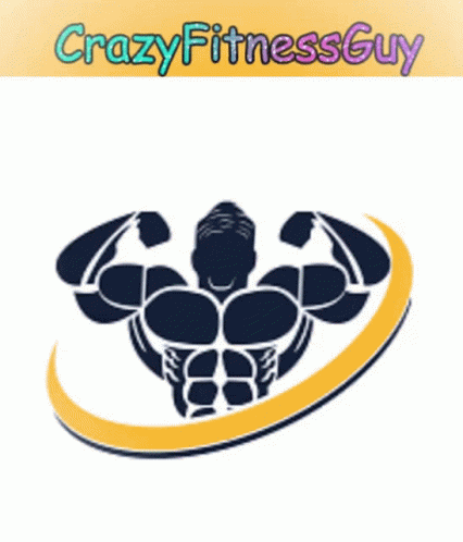Crazy Fitness Guy Muscle Man GIF - Crazy Fitness Guy Muscle Man Logo GIFs
